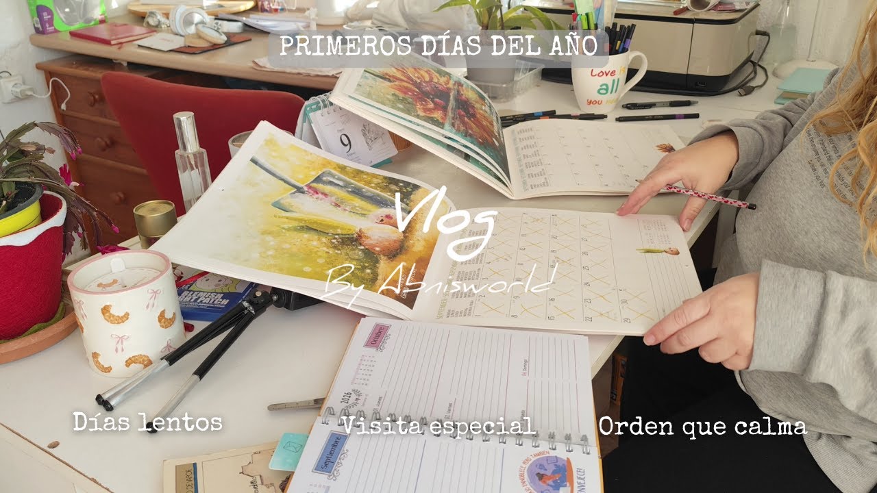 Vlog | Primeros días del año ✨ entre días lentos 🐌, visita especial 💛 y orden que calma 📝