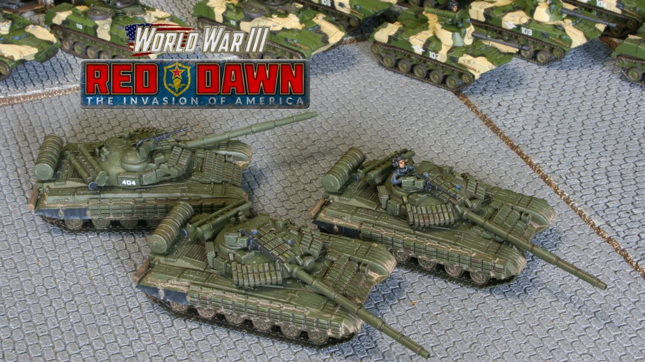 How to Paint the T64BV for Yeam Yankee Red Dawn