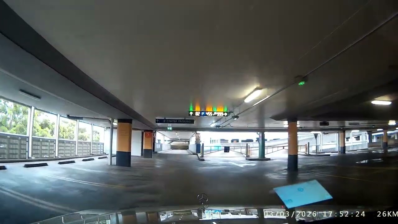 Westfield Penrith cinema car park drive around