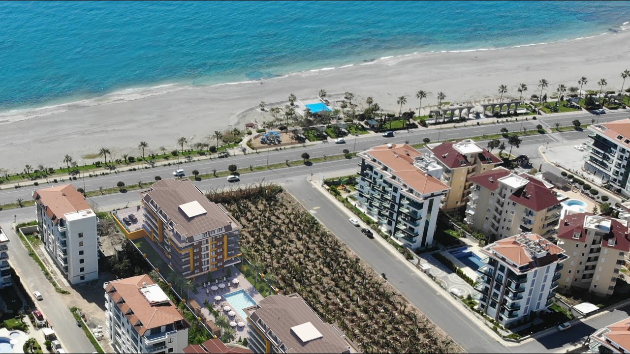 Alanya Kestel Satılık 2+1 3+1 Denize sıfır Daire,Bitmiş daire hemen taşınabilirsiniz. İlan No: 500