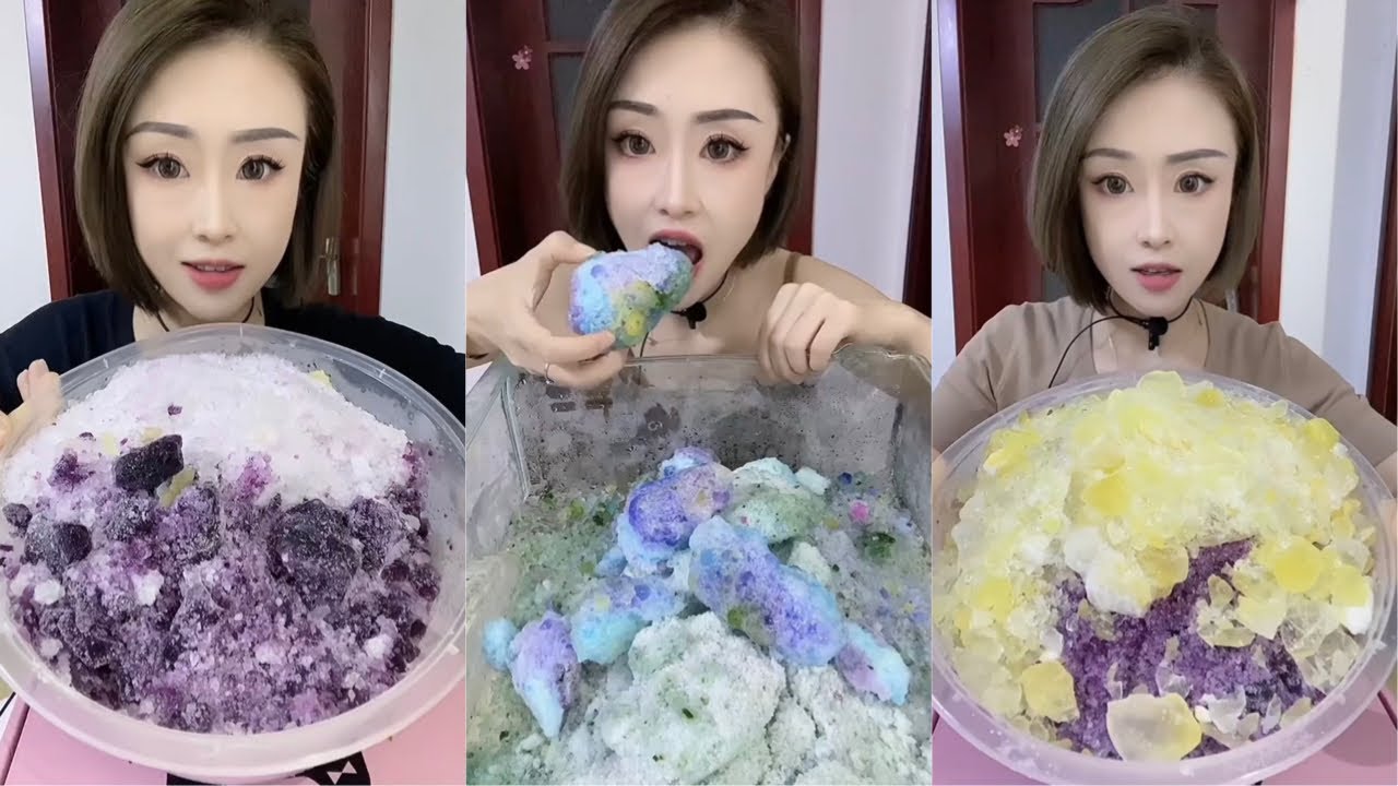 Crushed Ice Eating ASMR | Ice Eating