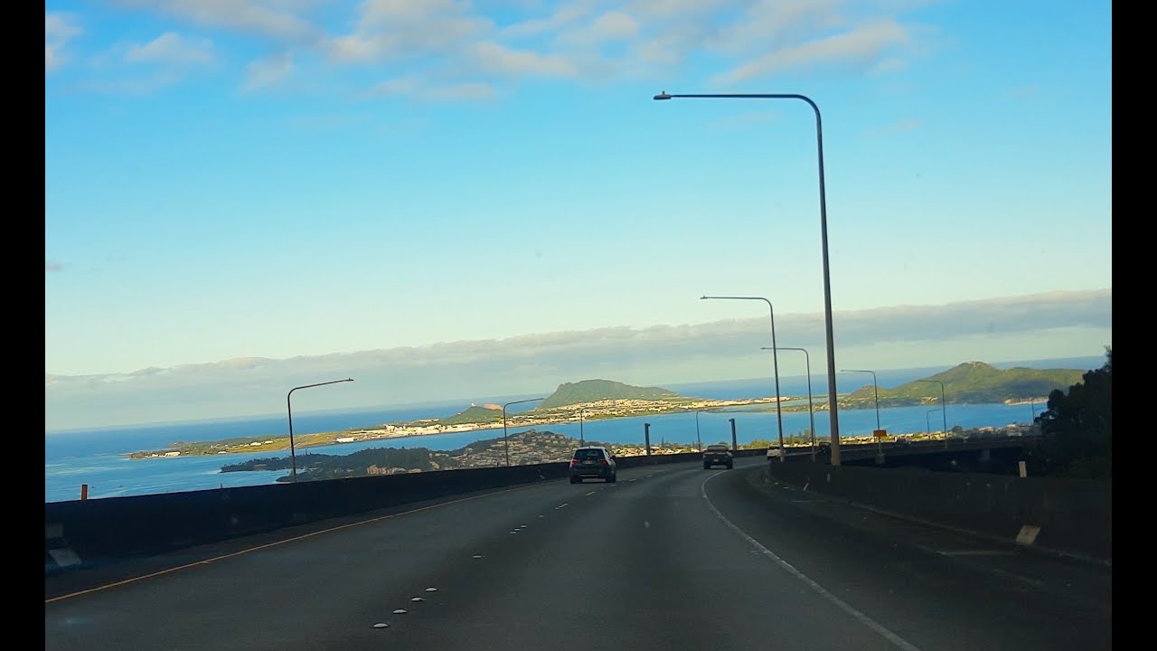 Driving Hawaii: Oahu - the famous Pali Highway from Honolulu to Kailua