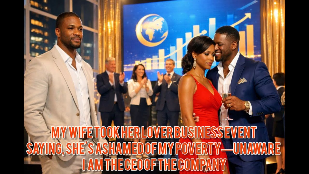 My Wife Took Her Lover Business Event Saying, She's Ashamed of My Poverty—Unaware  I Am the CEO.....