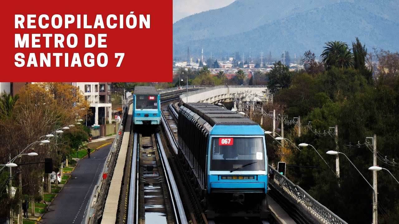 Metro de Santiago | Recopilación de trenes en estaciones del Metro #7