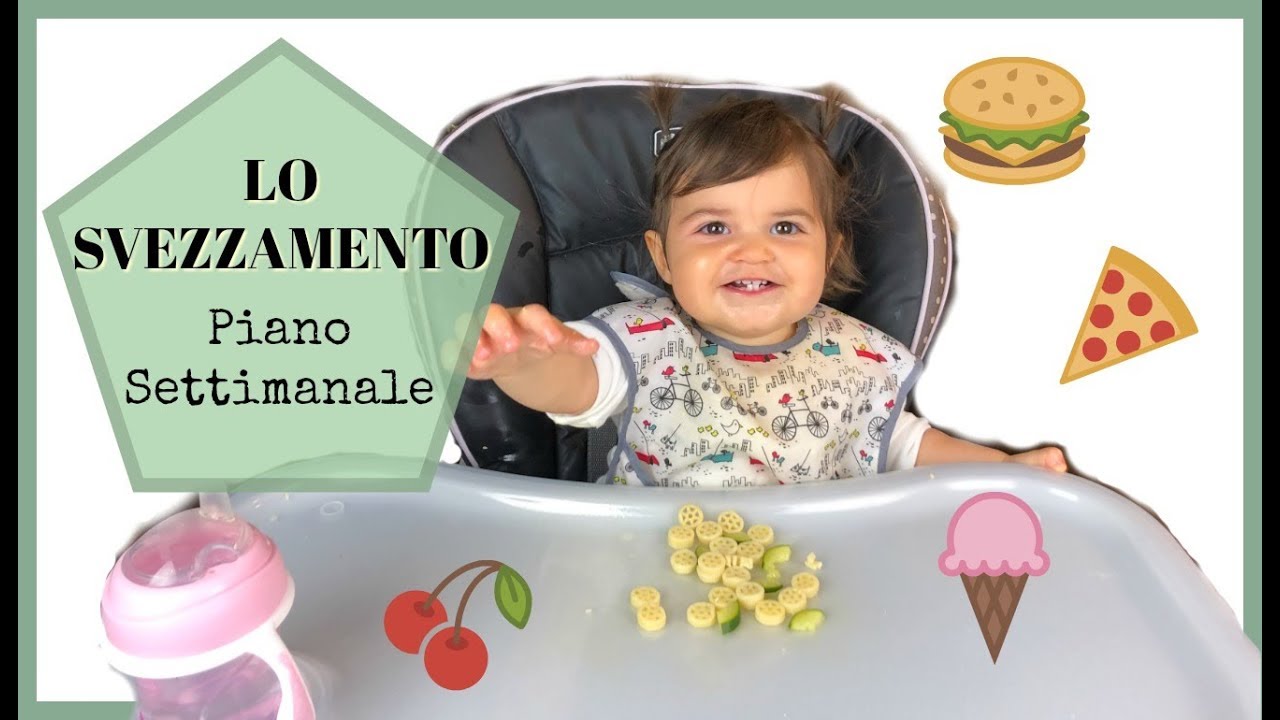 LO SVEZZAMENTO || PIANO SETTIMANALE DA 6 MESI A UN ANNO