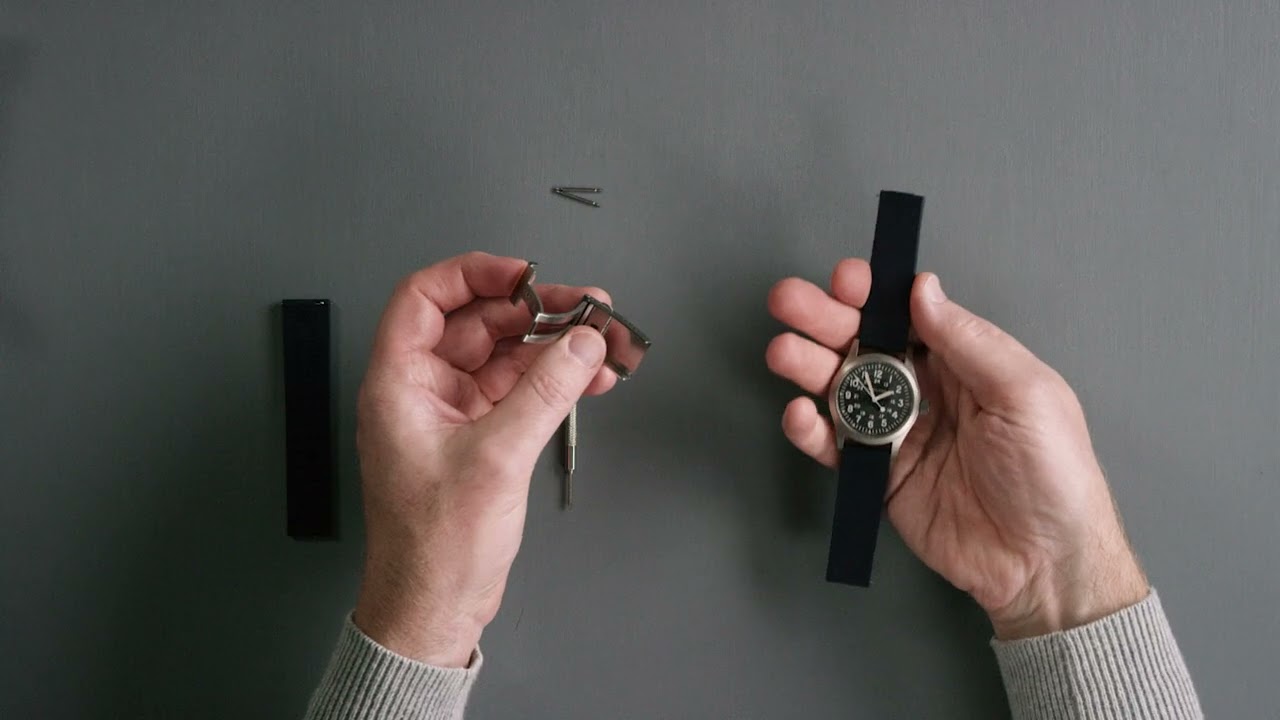 Archer Watch Straps - Quick Release Custom Fit Silicone Strap Installation