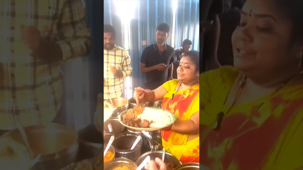 Hyderabad Aunty selling meals 🤣 Kumari aunty trolls | Hyderabad famous kumari aunty selling meals
