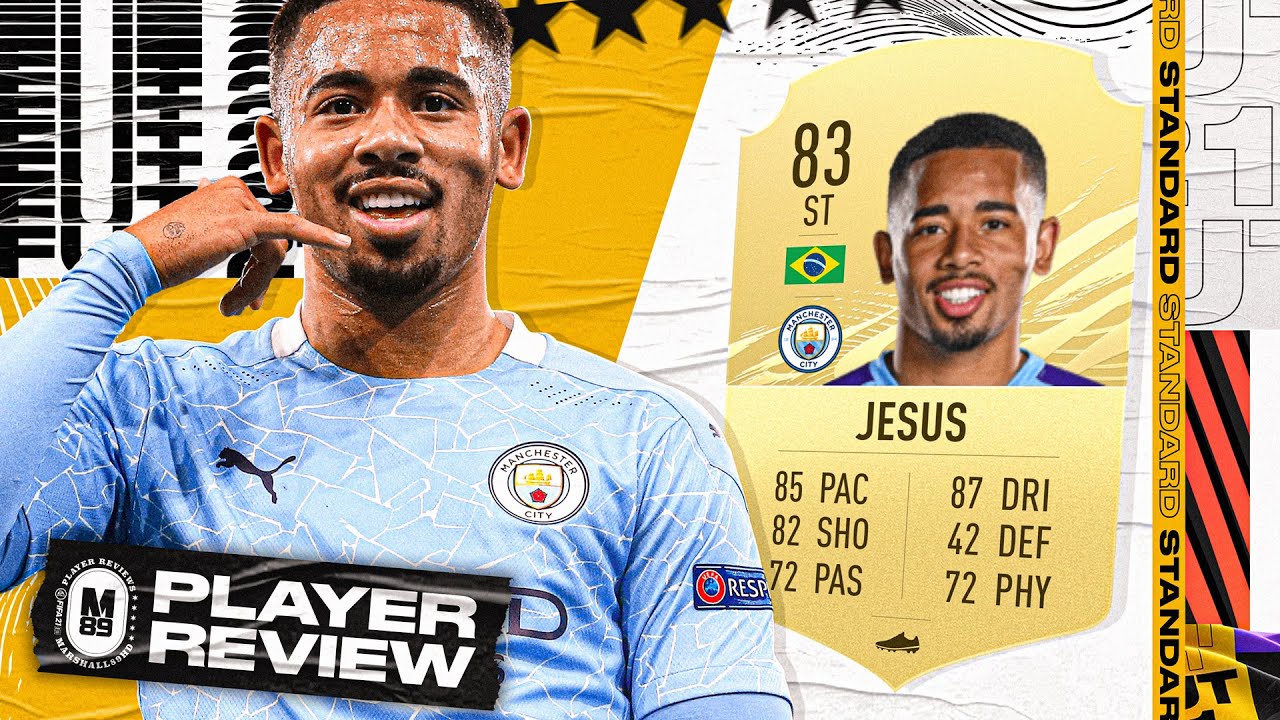 FIFA 21 GABRIEL JESUS PLAYER REVIEW | 83 JESUS REVIEW | PLAYER REVIEWS | FIFA 21 Ultimate Team
