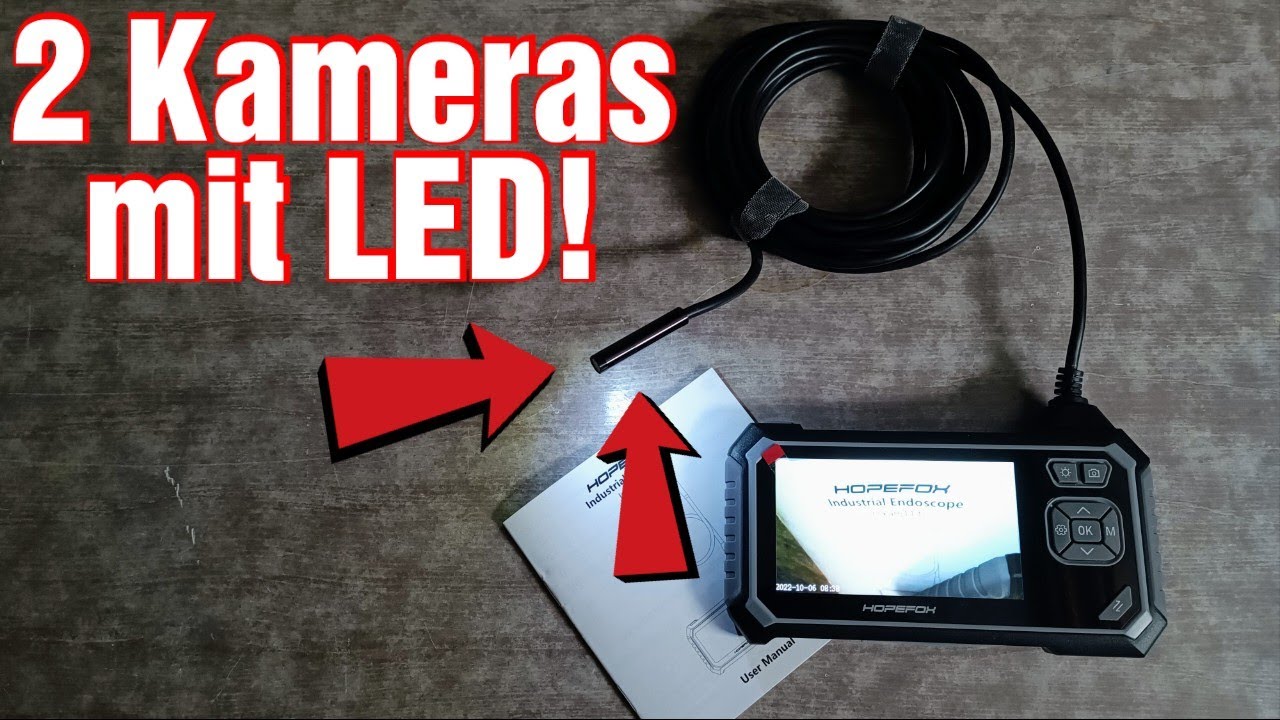 Endoskop Kamera Test (HopeFox) Unglaubliches Tool für Heimerker!