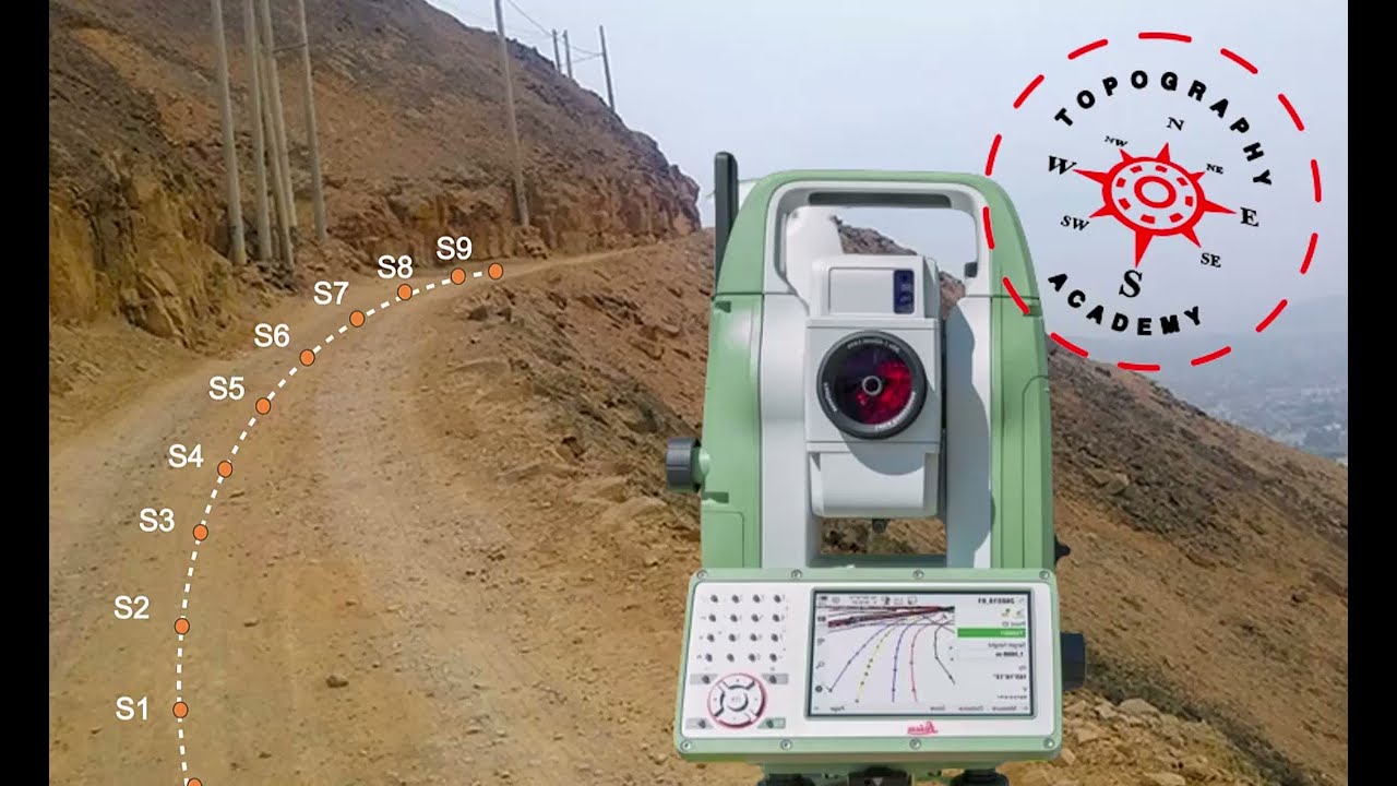 LEICA TS10 TOPOGRAF&Iacute;A CARRETERAS