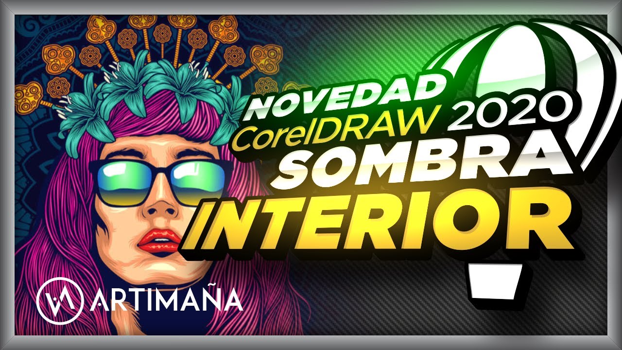 🚀NOVEDAD en CorelDRAW 2022 SOMBRA INTERIOR / 🌒 Efecto Bajo Relieve / ArtiMaña