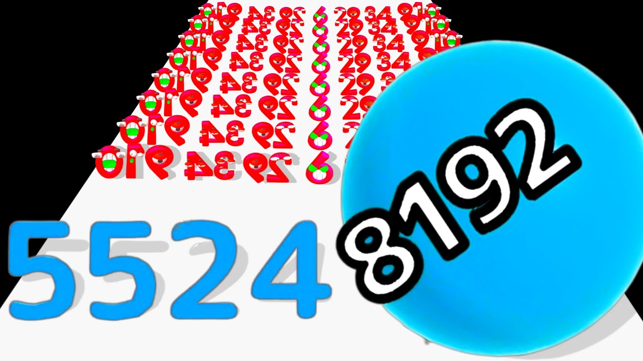 Ball Run 2048 vs. Number Digit Runner - Merge Number Max Level Android iOS Gameplay New Update