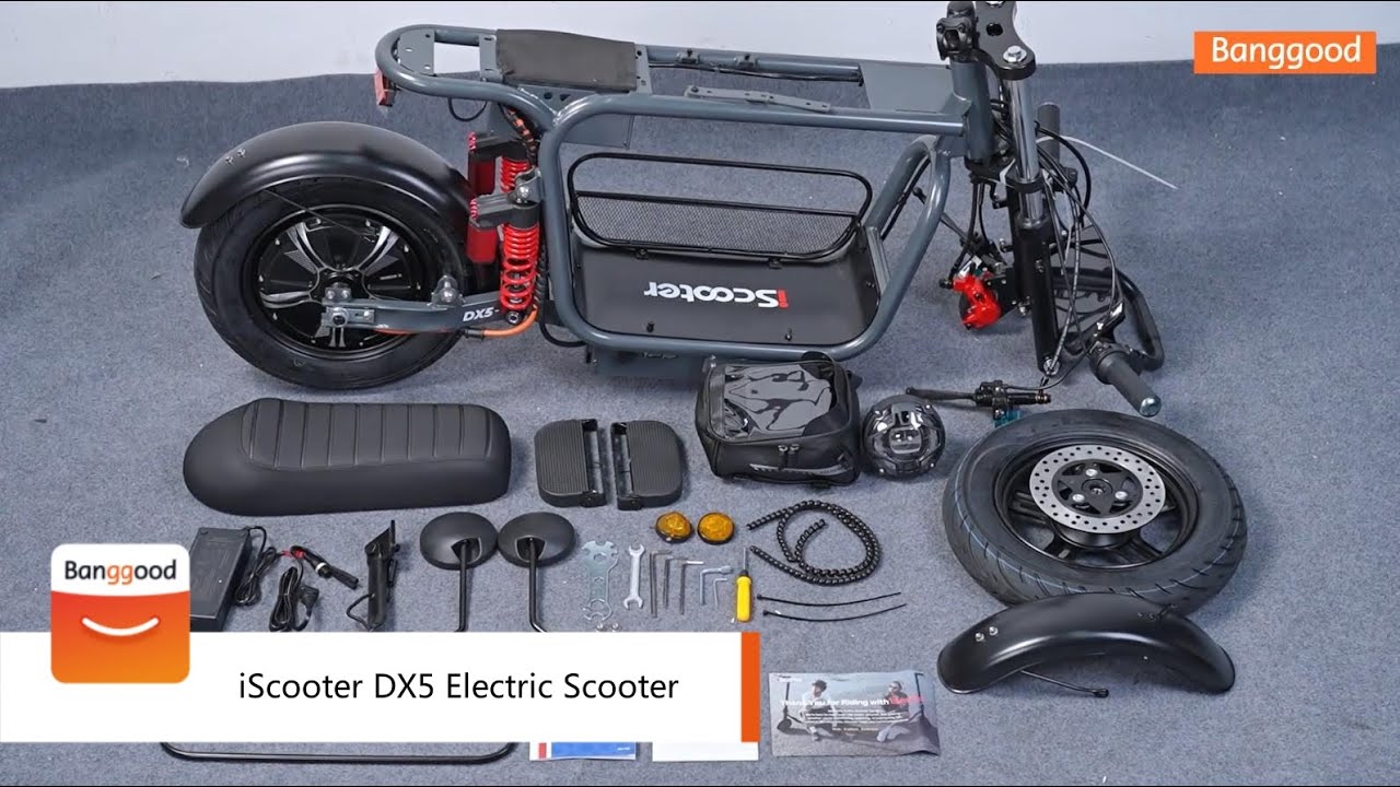 Assembly Tutorial of iScooter DX5 Electric Scooter - Shop on Banggood