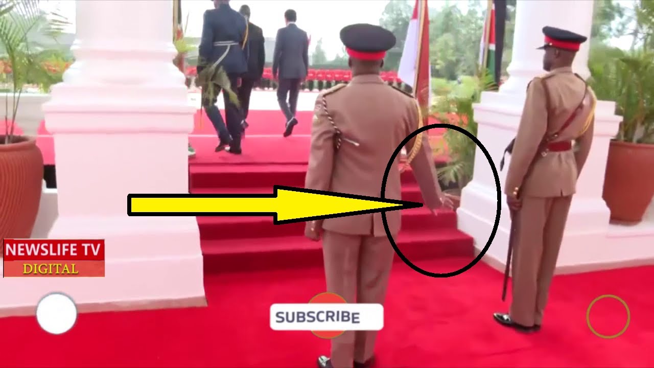 SEE HOW RUTO'S AIDE DE CAMP HOLDS INDONESIAN PRESIDENT'S ADC DEPLOYED BY KDF AS IT IS THE NORM