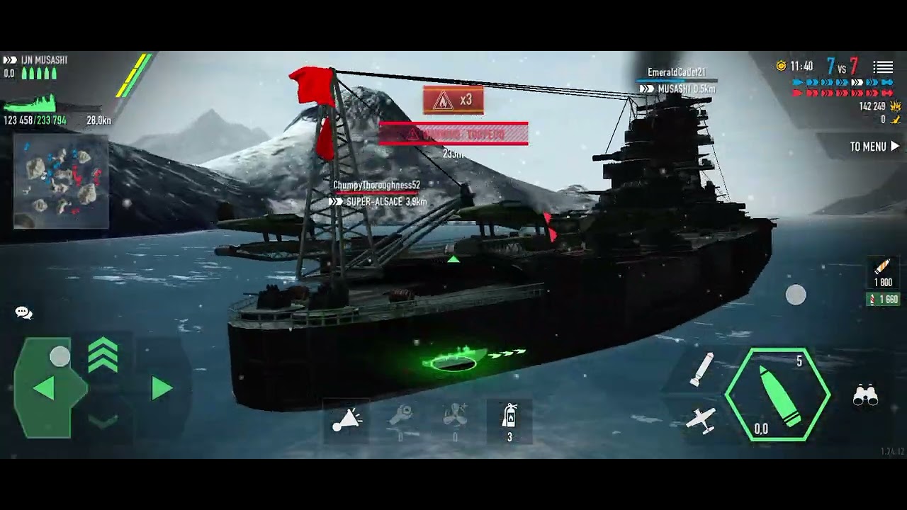 USS Melvin Battle of warships 