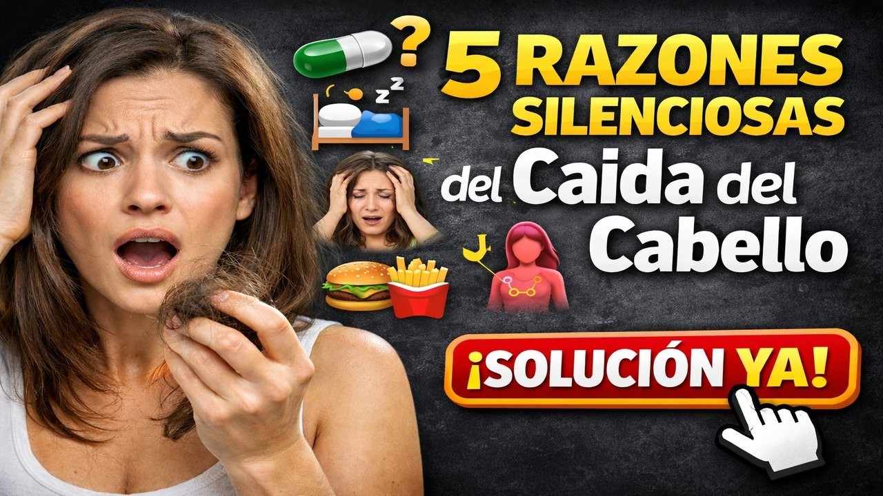 Se te CAE el CABELLO por estas 5 RAZONES silenciosas- cómo SOLUCIONARLO hoy