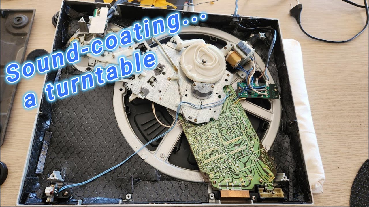 Sound-coating a turntable!