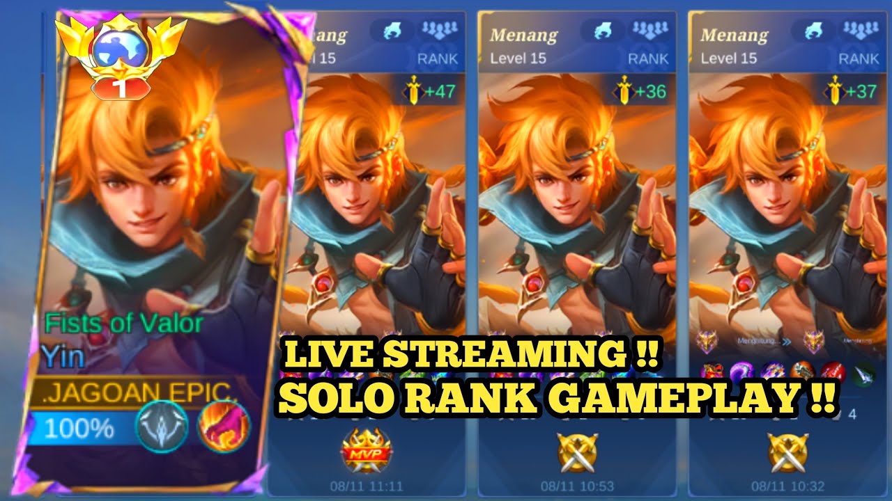 mlbb live !! MOBILE LEGENDS LIVE