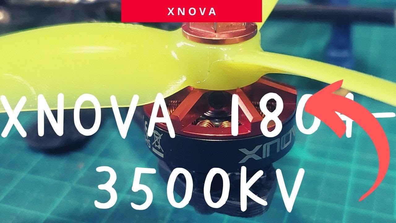 Xnova 1804-3500KV Second Test!!!U199 4Inch FPV Drone FreeStyle Flight