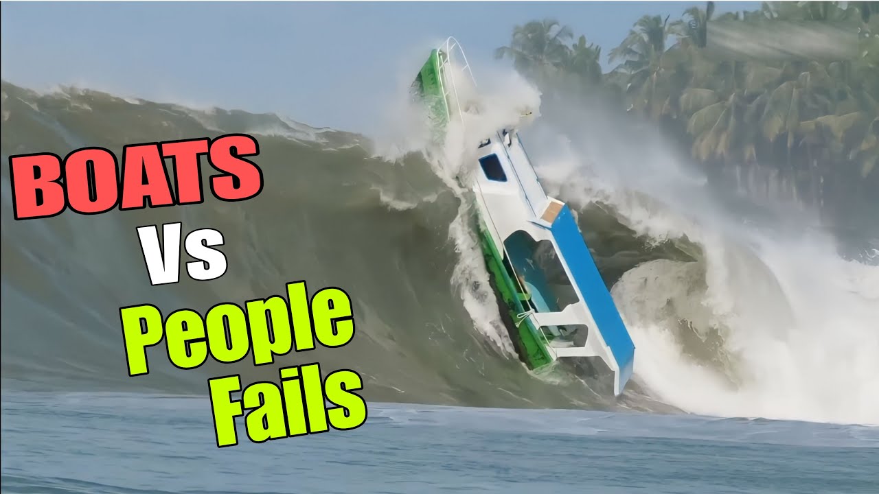 Boats Vs People | Funny fails Compilation videos| Fails Loop | Boat crashes