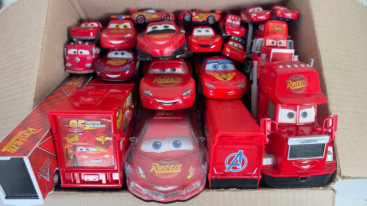Disney Pixar Cars Unboxing Review | Full Lightning McQueen, Tow Mater, Doc Hudson, Sally, Mack