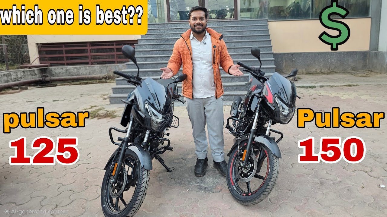 PULSAR 150 VS PULSAR 125 || 2026 model || bajaj || best bike for mileage || comparison video