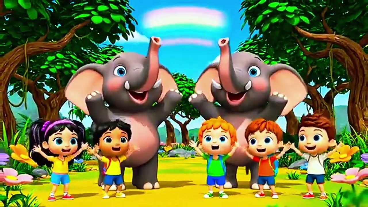 Ek Mota Haathi ｜ Hindi Kids Rhyme ｜ Fun Counting Song for Children