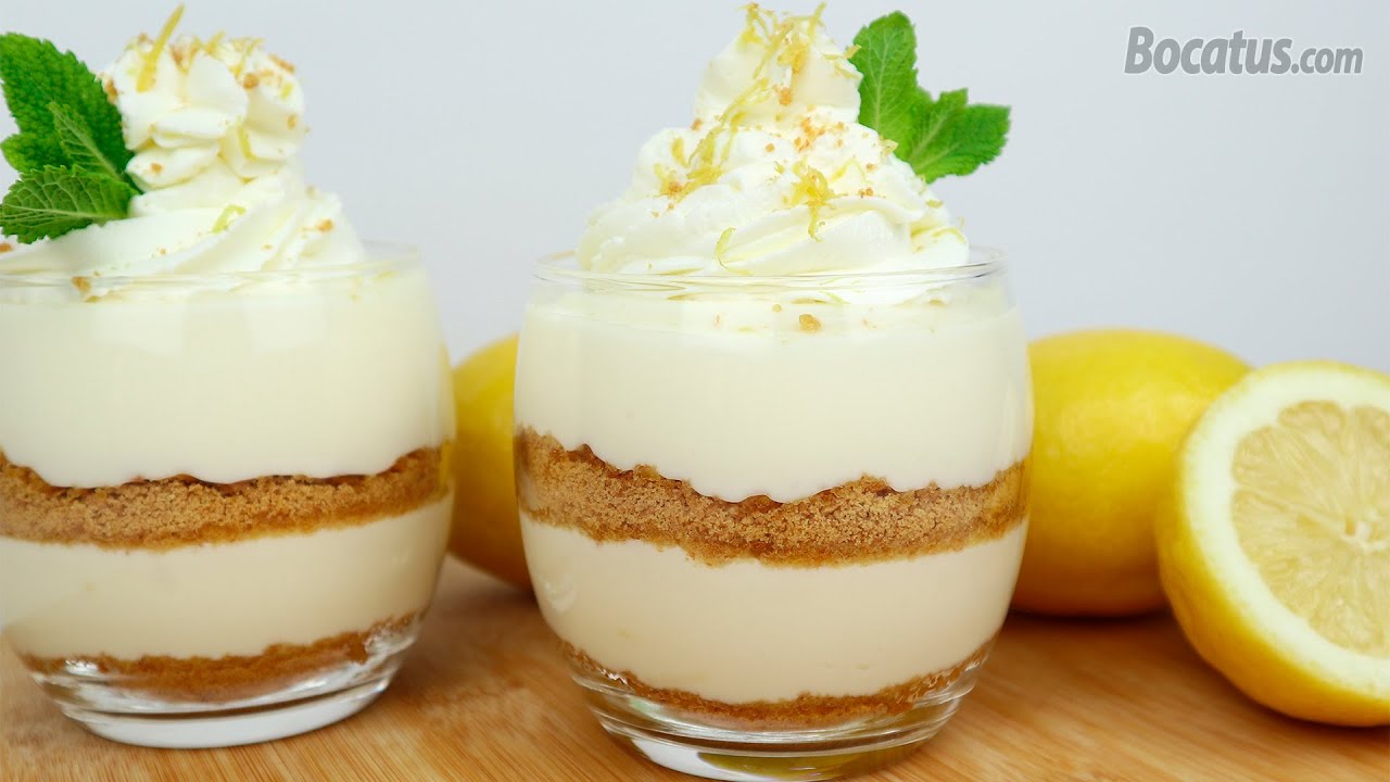 El Postre de Limón mas fácil, rápido y delicioso