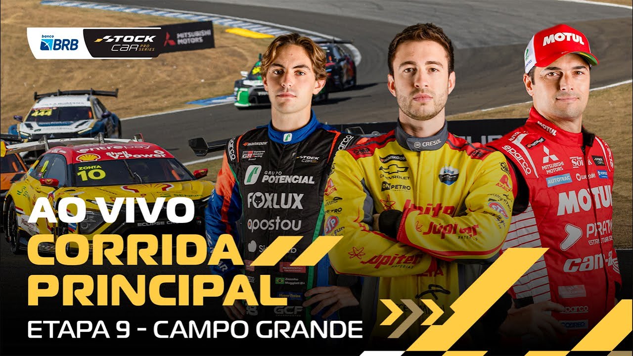 STOCK CAR BRB 2025 AO VIVO | 9ª ETAPA - CORRIDA PRINCIPAL | CAMPO GRANDE, MS