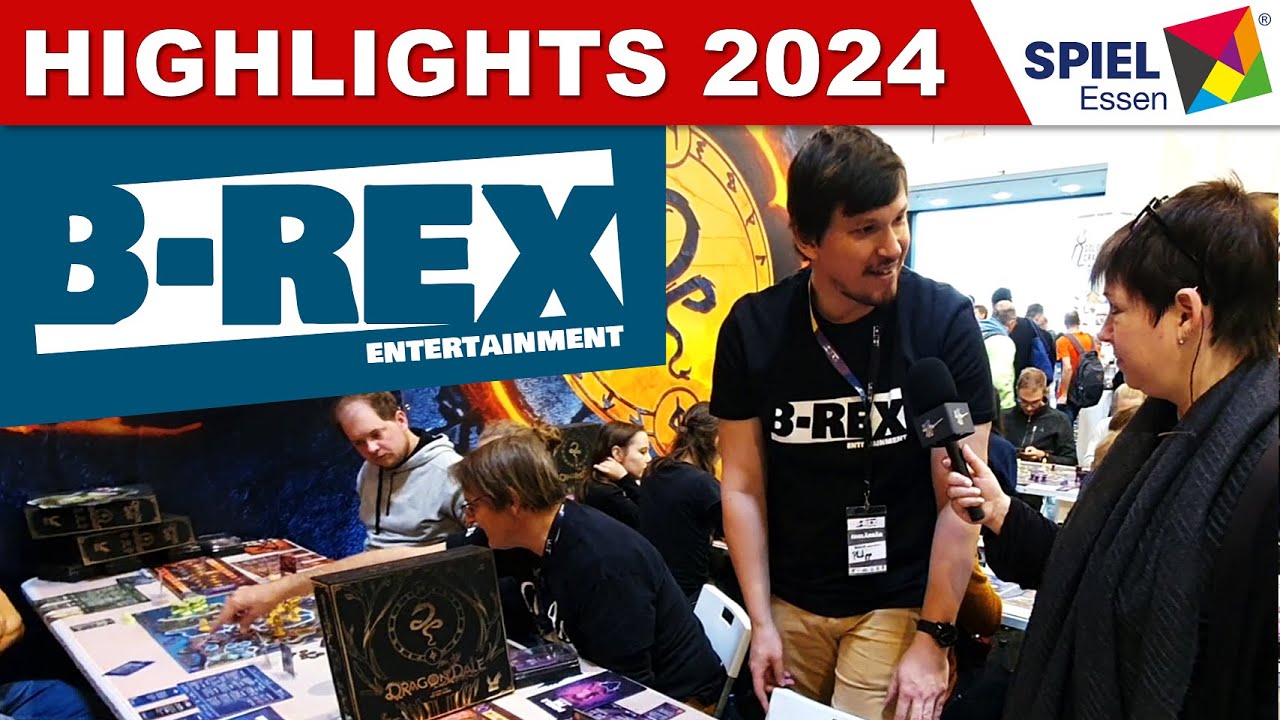 SPIEL 24 Brettspiel Neuheiten von B-Rex Brettspiel Messe in Essen SPIEL 2024 Neuheiten Spiel24