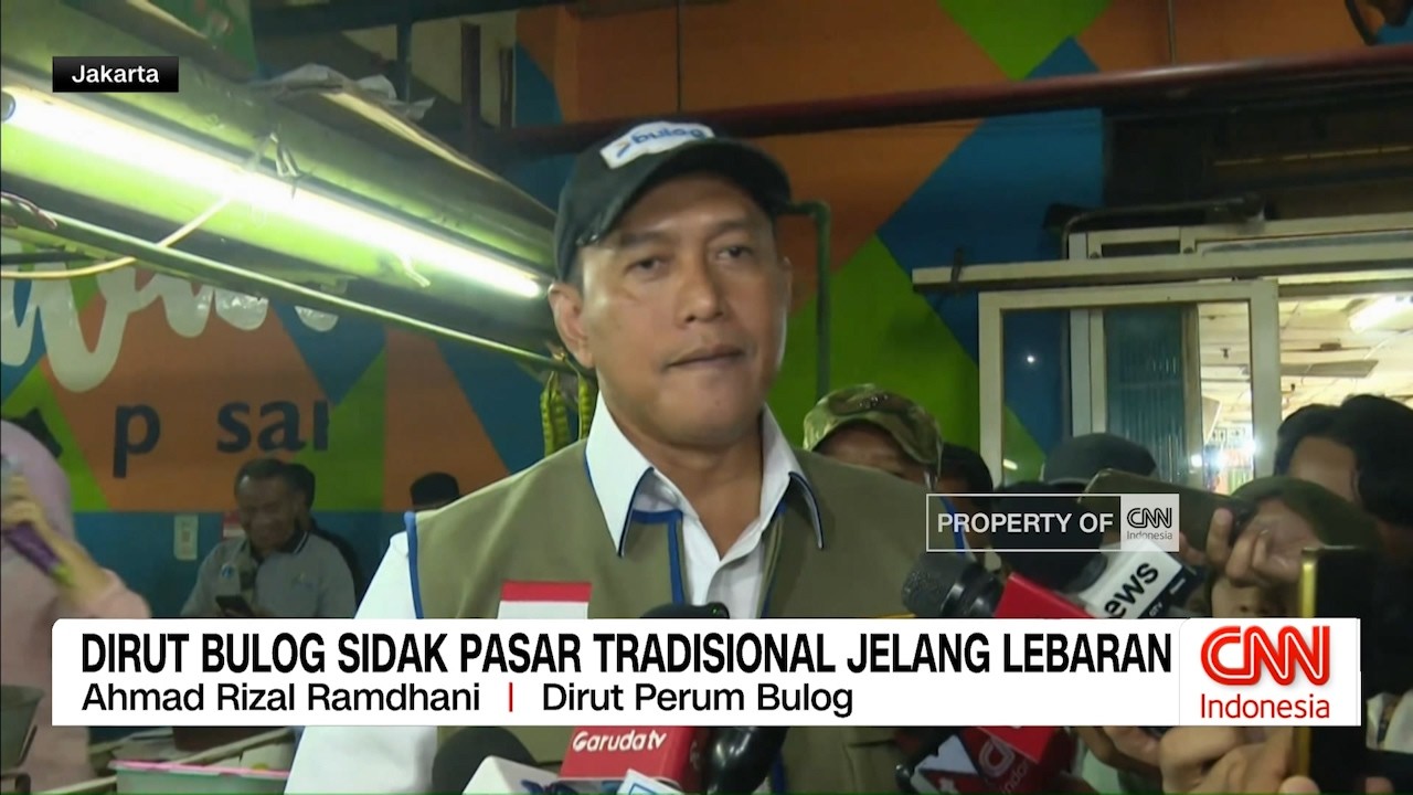 Dirut Bulog Sidak Pasar Tradisional Jelang Lebaran