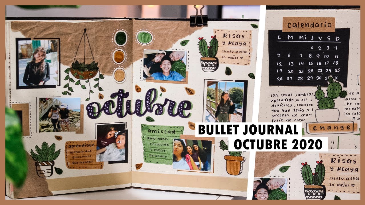 BULLET JOURNAL OCTUBRE | PLANEA CONMIGO OCTUBRE 2020