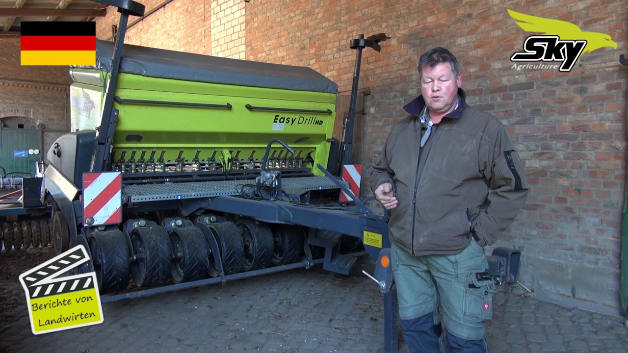 Berichte von Landwirten Easydrill - Henning GERMER - Deutschland