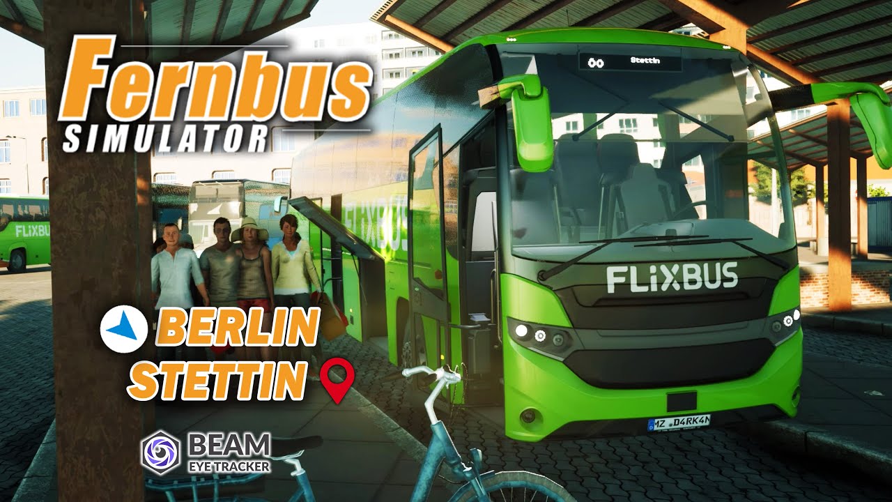 Scania Interlink 12.8 m Fernbus Coach Simulator Bus Driving POV | Realistic Driving + Wheel Gameplay