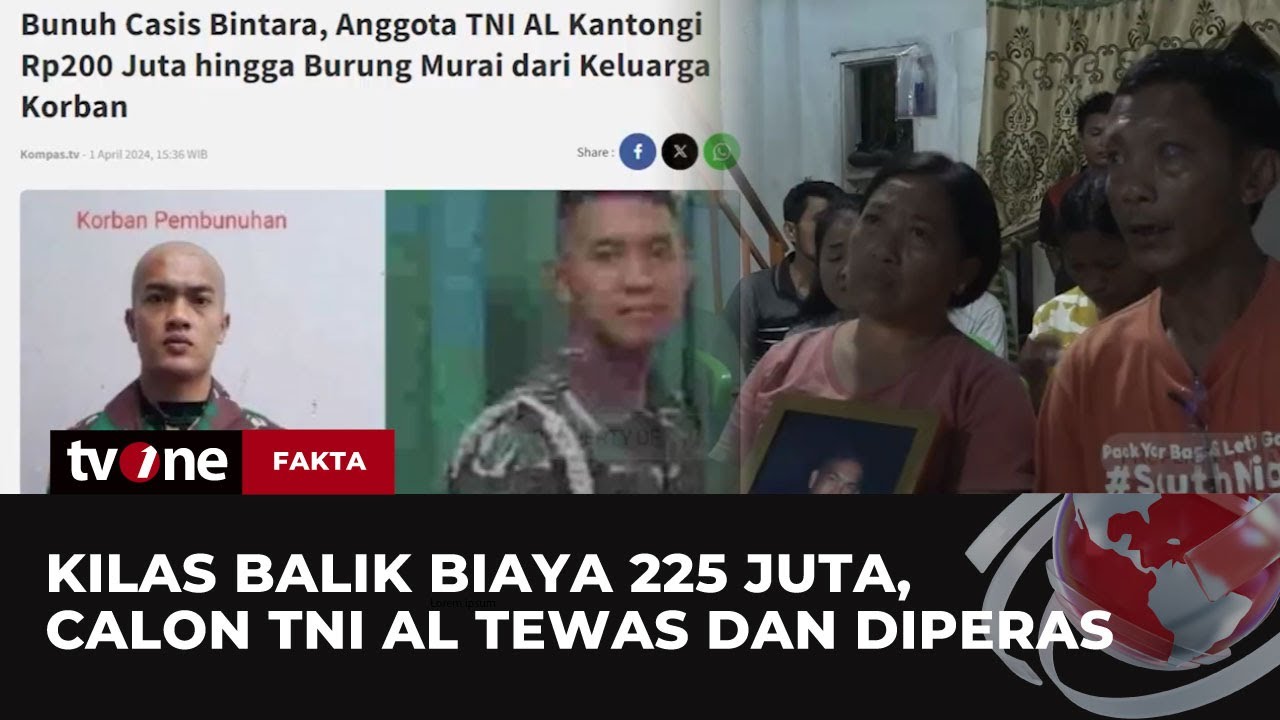 Ayah Ungkap Uang, Motor, hingga Murai Batu Saat Calon TNI AL Tewas | Fakta tvOne