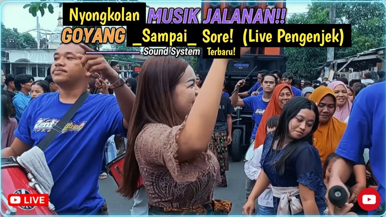 Nyongkolan Musik Jalanan!! Goyang Sampai Sore Bareng Megantara Tembang Lagu Jangan Tunggu Lama Lama