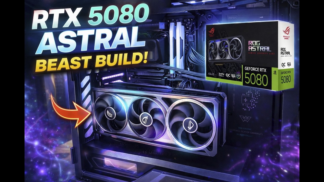 ASUS ROG Hyperion PC Build Featuring RTX 5080 ROG Astral