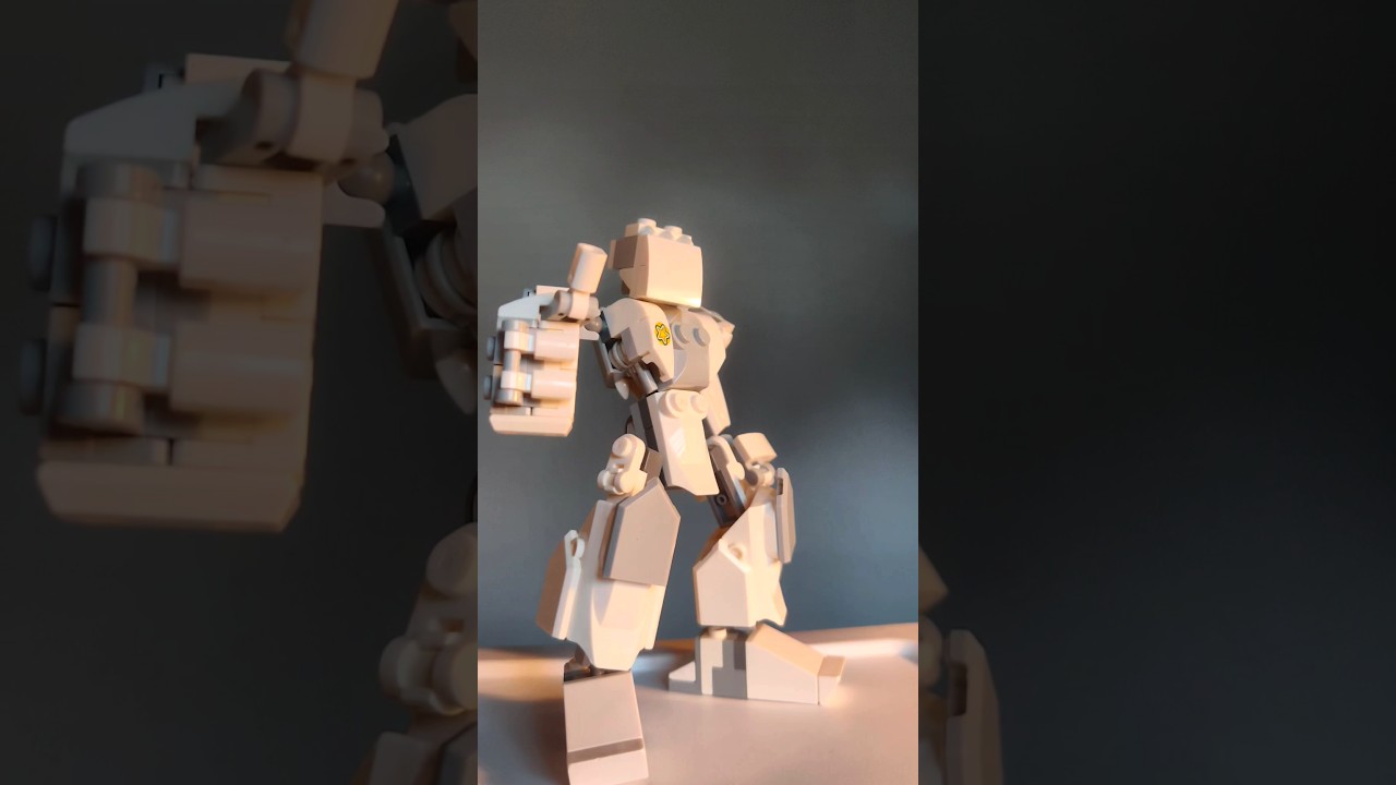 TUTORIAL) Super Mecha Figure Build #lego #mecha #robot #mini #tutorial #easy #speedbuild #new #frame