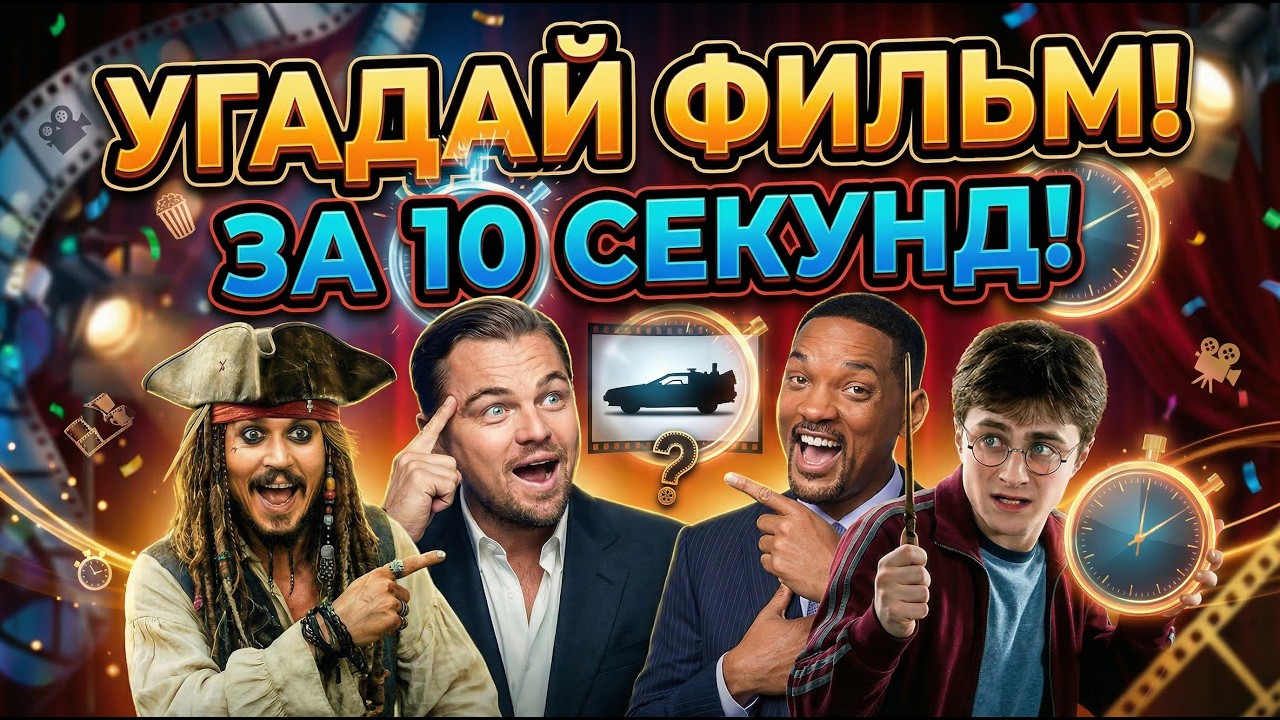 Угадай Фильм за 10 секунд | ЧАСТЬ 1
