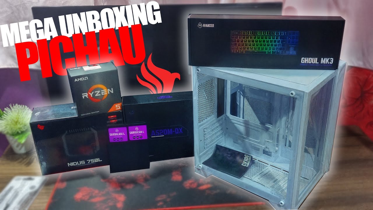MEU PRIMEIRO PC GAMER! Unboxing + Montagem COMPLETA 😨💻🔥