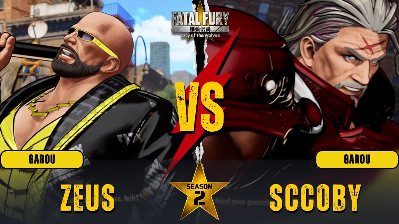 FF:CotW 🌟 ZEUS (Mr.Big) vs SCOOBY (Krauser)🌟Replay Match - FATAL FURY: City of the Wolves!