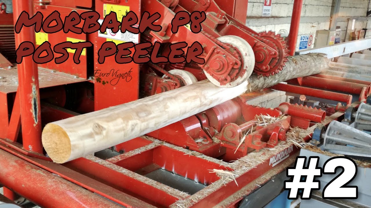 Eurovigneti - MORBARK P8 POST PEELER! #2