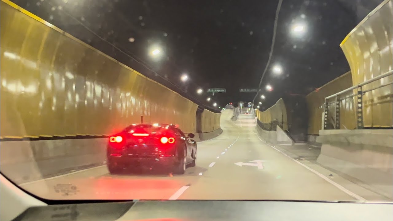 Ferrari 812 GTS Com Escapamento Secret Weapon Acelerando no Túnel *João Vilkas*