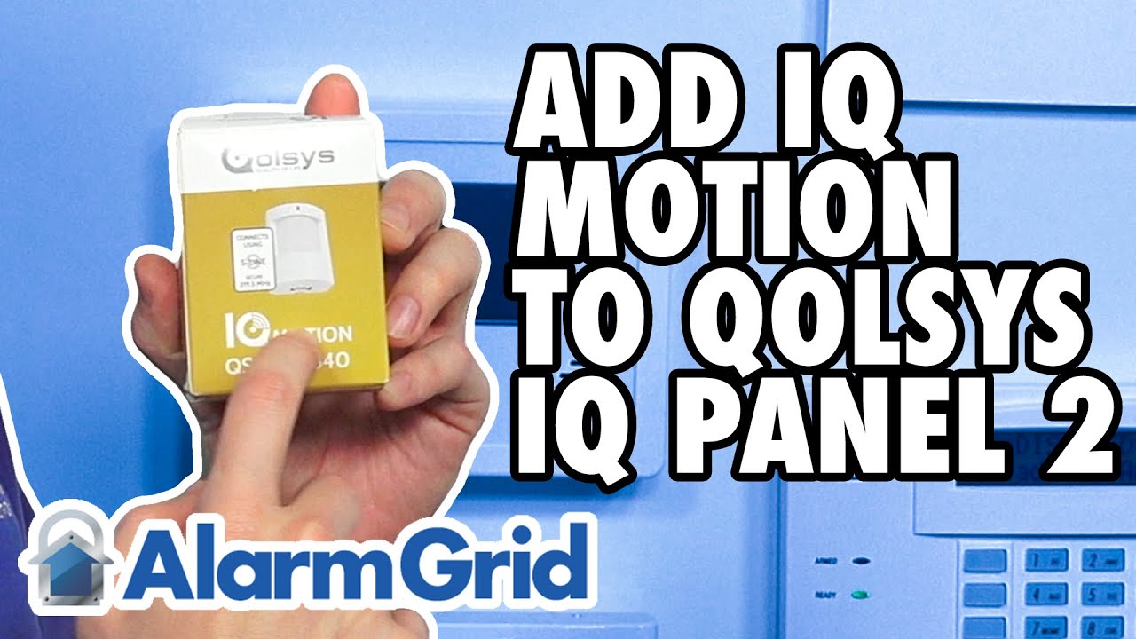 Добавление IQ Motion к панели Qolsys IQ 2