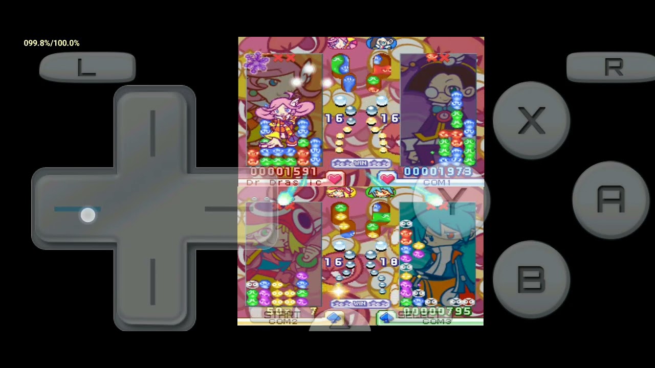 Puyo Puyo 15th Anniversary DS Raffina & Klug Vs Amitie & Sig Fever Mode