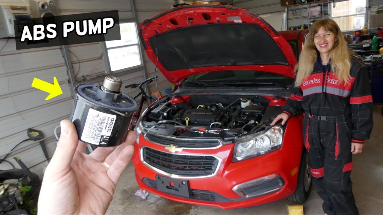 CHEVROLET CRUZE ABS PUMP REPLACEMENT REMOVAL LOCATION