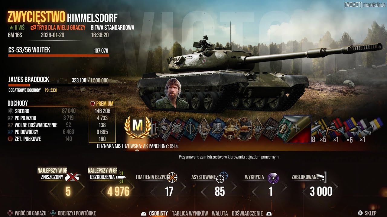 CS-53/56 WOJTEK EMKA NA HIMELSDORFIE WOT PS5