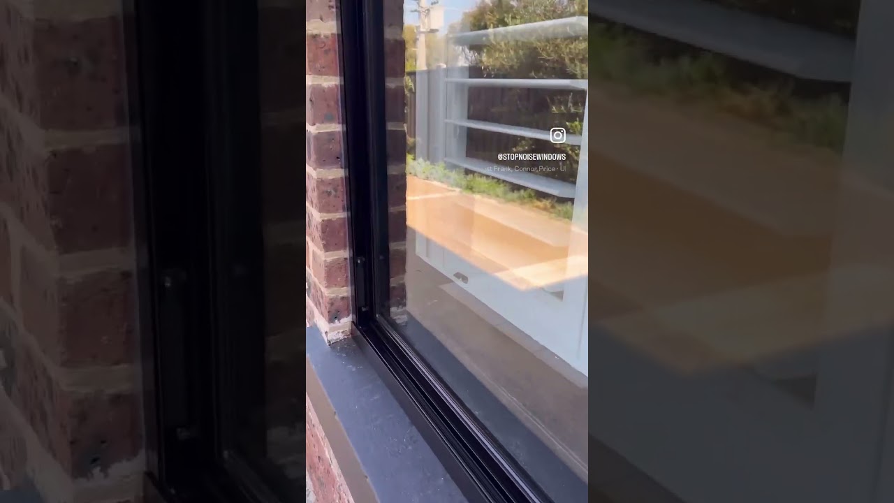 Installing a Stop Noise window to the outside of an existing window #doubleglazing #homeimprovement
