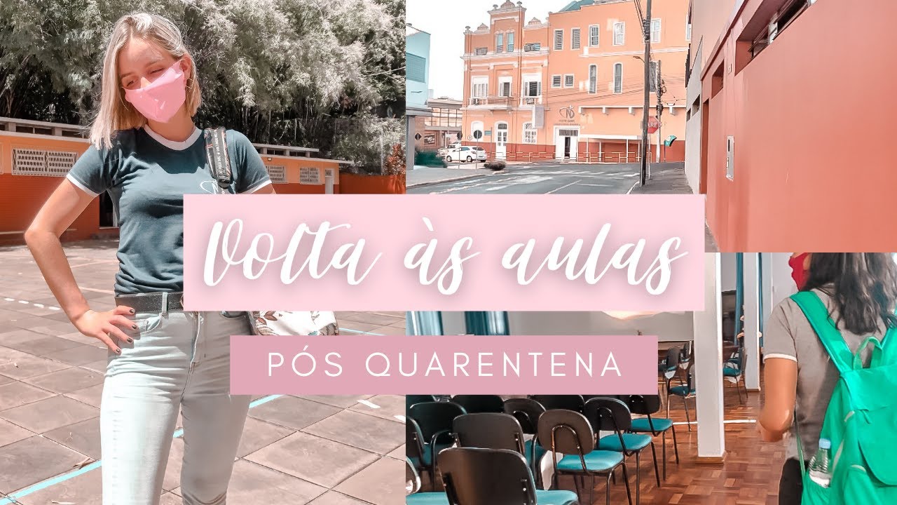 Volta às aulas: meu primeiro dia de aula após 7 meses de quarentena 😱 😷