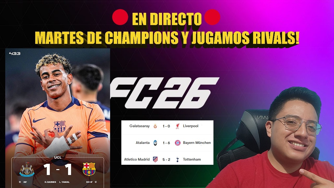 PLATICAMOS DE LA CHAMPIONS Y JUEGO RIVALS CON CR7 FUTBIRTHDAY #fc26 #easports #ultimateteam